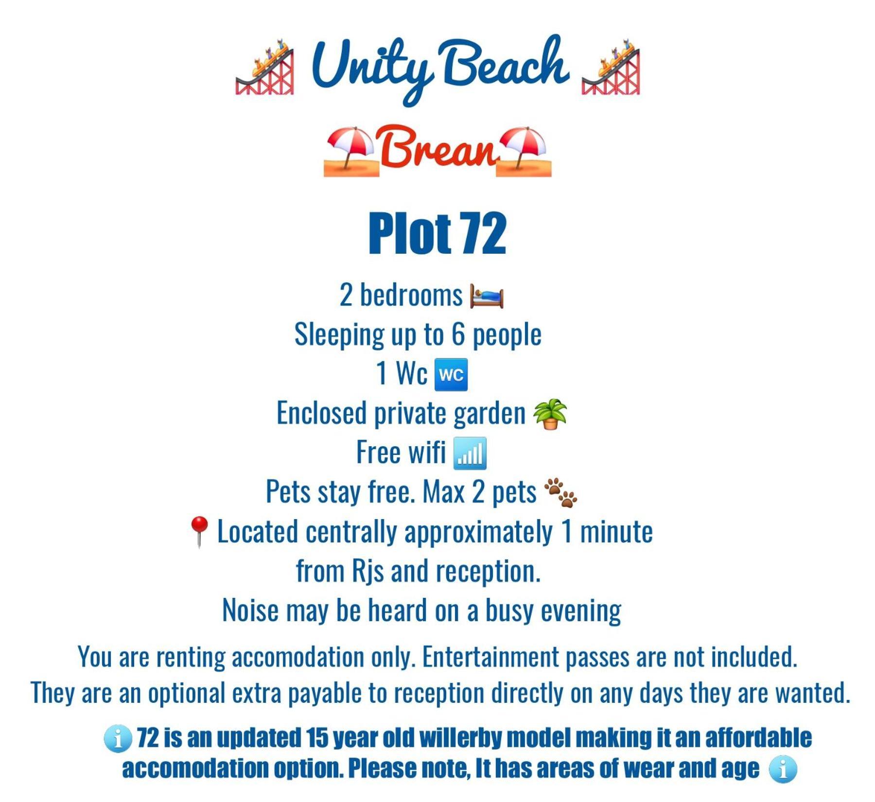 Cosy And - 72 Unity Unity 6 Birth Centrally Located - 2 Pets Free